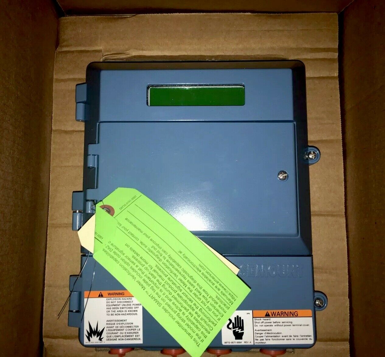 Rosemount modelo 8750WDEW1A1FPSB020CA1M4G1R05Q4 nuevo! Maquinaria Pecusa
